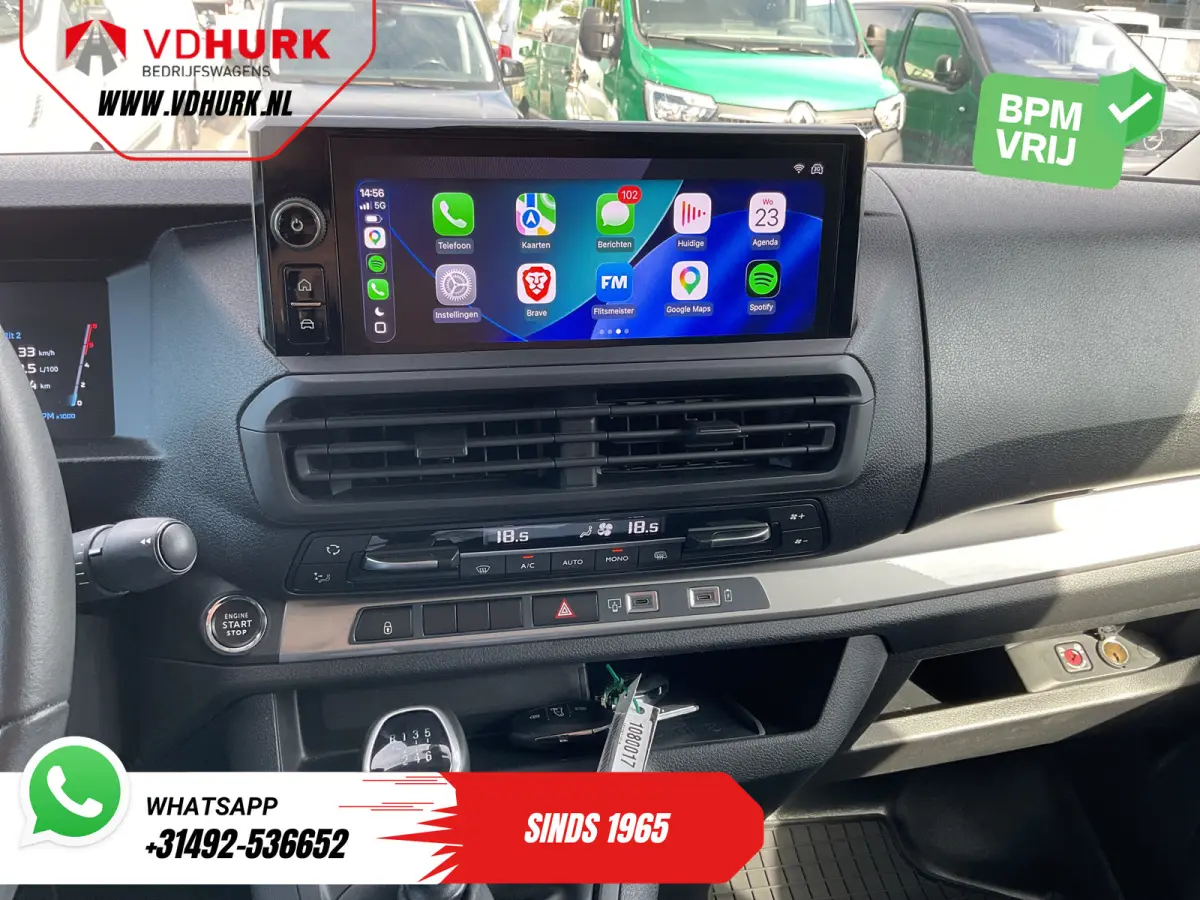 2.0 HDi 145 pk DC Dubbel Cabine LED/ Carplay/ 2x Schuifdeur/ Virtual Cockpit/ Keyless/ Climate/ Camera/ 17’LMV/ PDC/ Afn.Trekhaak