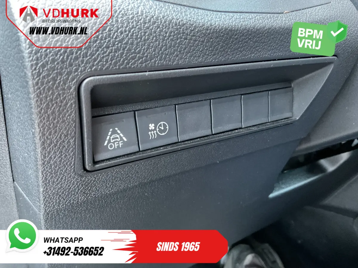 e-ProAce 50 kWh 320 km WLTP L2 3Pers./ LED/ Standkachel/ Snellader/ 2x Schuifdeur/ Airco/ Cruise/ PDC/ DAB