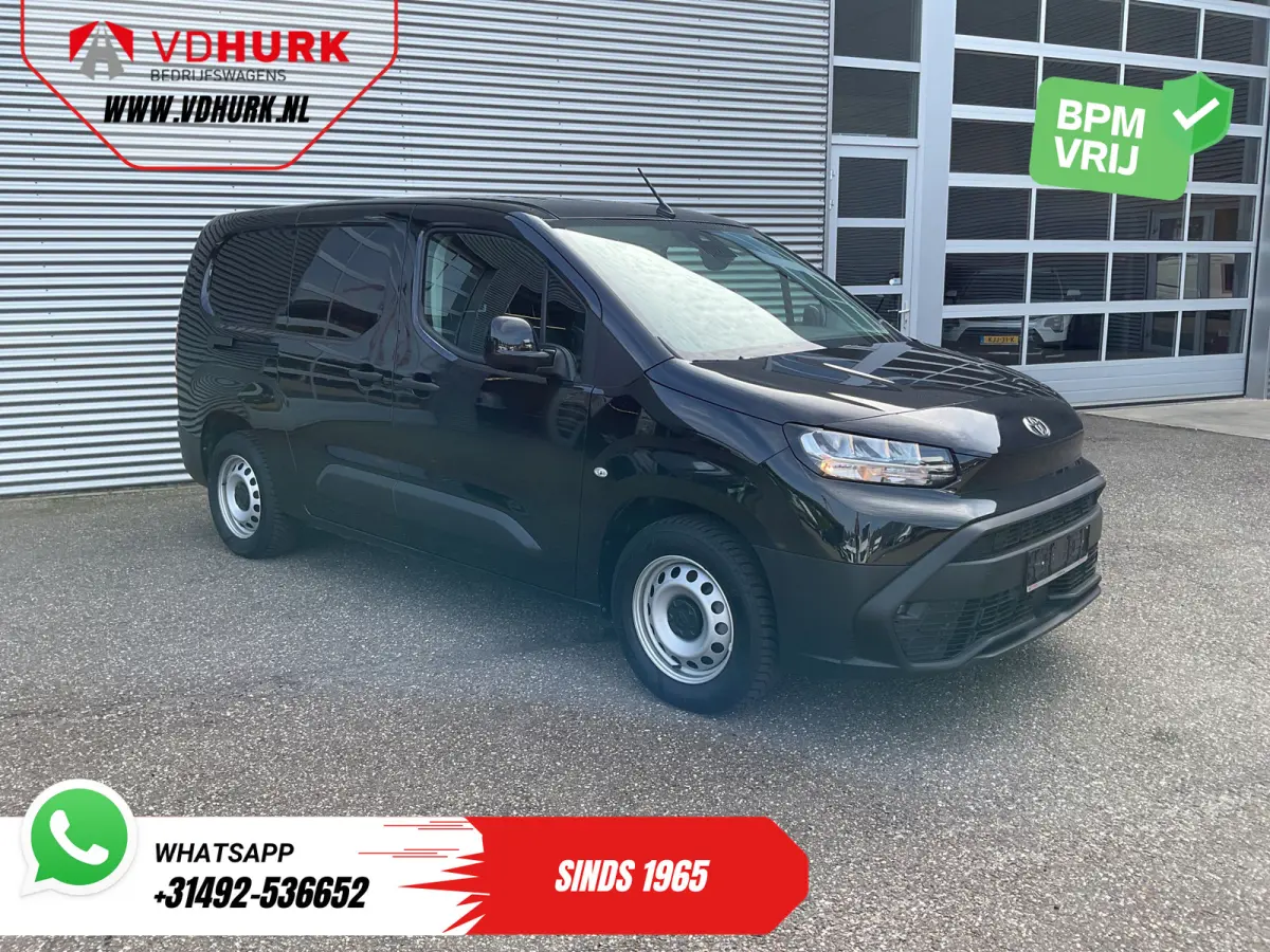 e-ProAce 50 kWh 320 km WLTP L2 3Pers./ LED/ Standkachel/ Snellader/ 2x Schuifdeur/ Airco/ Cruise/ PDC/ DAB