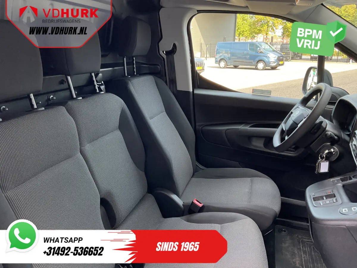 e-ProAce 50 kWh 320 km WLTP L2 3Pers./ LED/ Standkachel/ Snellader/ 2x Schuifdeur/ Airco/ Cruise/ PDC/ DAB