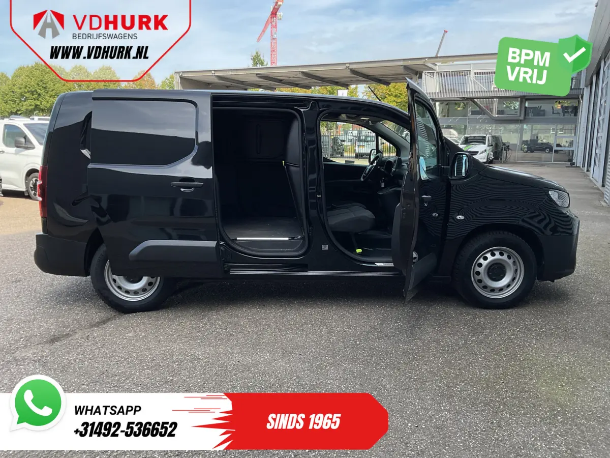 e-ProAce 50 kWh 320 km WLTP L2 3Pers./ LED/ Standkachel/ Snellader/ 2x Schuifdeur/ Airco/ Cruise/ PDC/ DAB