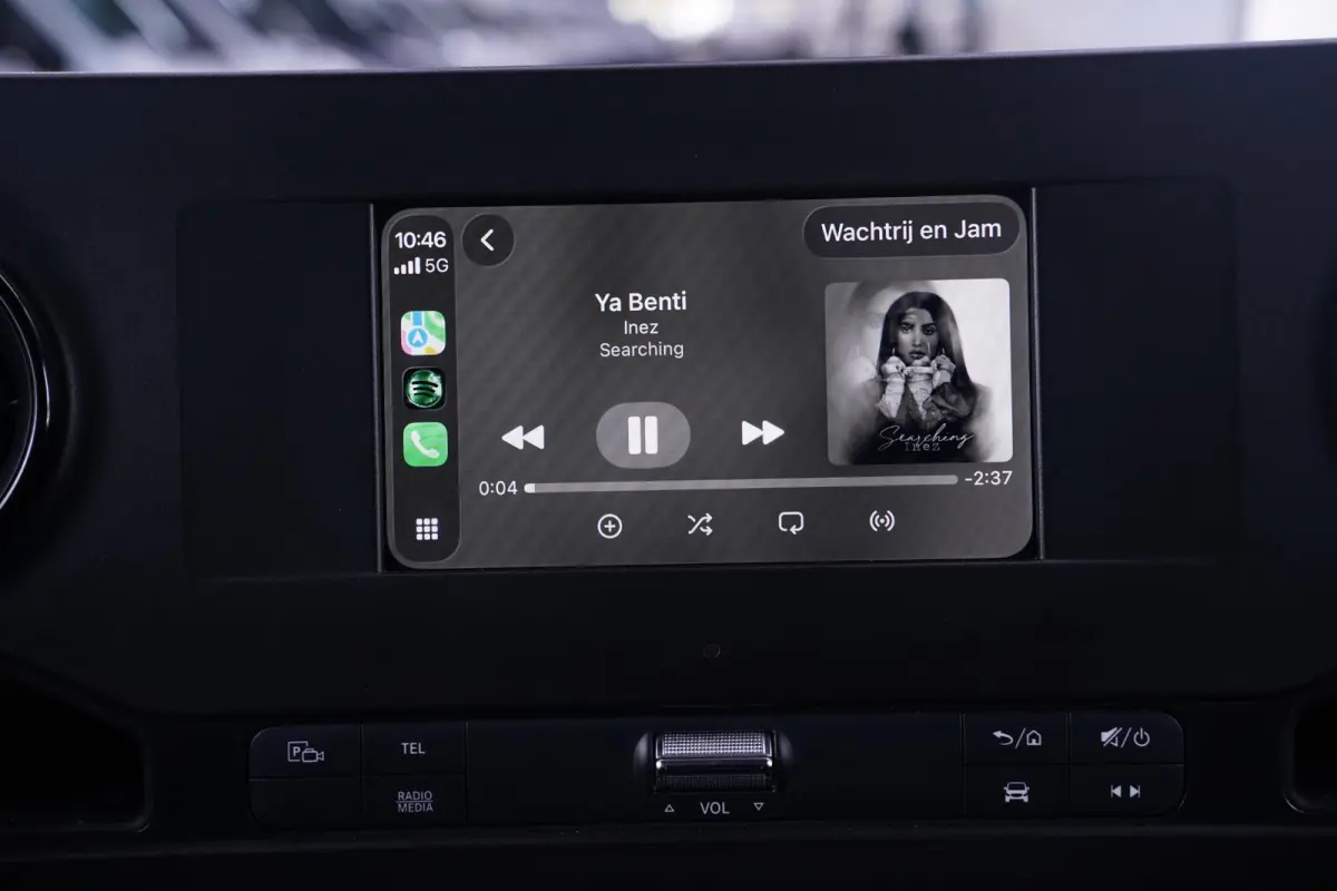 317 CDI 170 pk L2H2 Camera, Apple Carplay Cruise Control, Airco, Opstap achter, 3-Zits