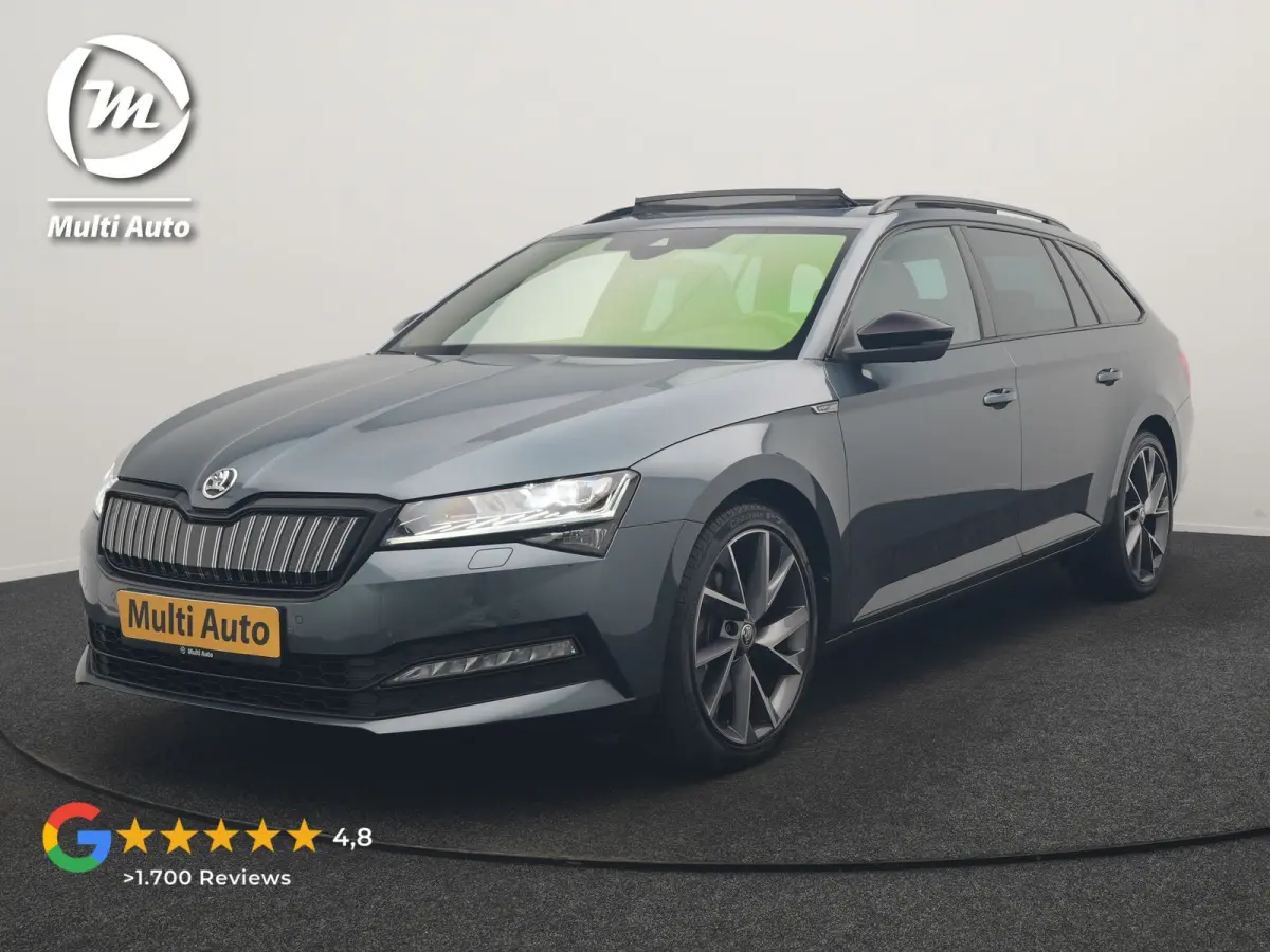 1.4 TSI iV Sportline Business PHEV 218pk Dealer O.H. | Trekhaak Af Fabriek | Panodak | Adaptive Cruise | 360 Camera | Alcantara Sportstoelen Memory & Verwarmd | Stuur Verwarmd | Blis | Keyle