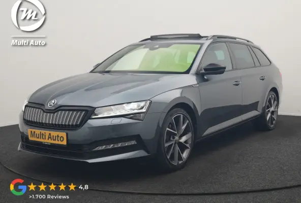1.4 TSI iV Sportline Business PHEV 218pk Dealer O.H. | Trekhaak Af Fabriek | Panodak | Adaptive Cruise | 360 Camera | Alcantara Sportstoelen Memory & Verwarmd | Stuur Verwarmd | Blis | Keyle