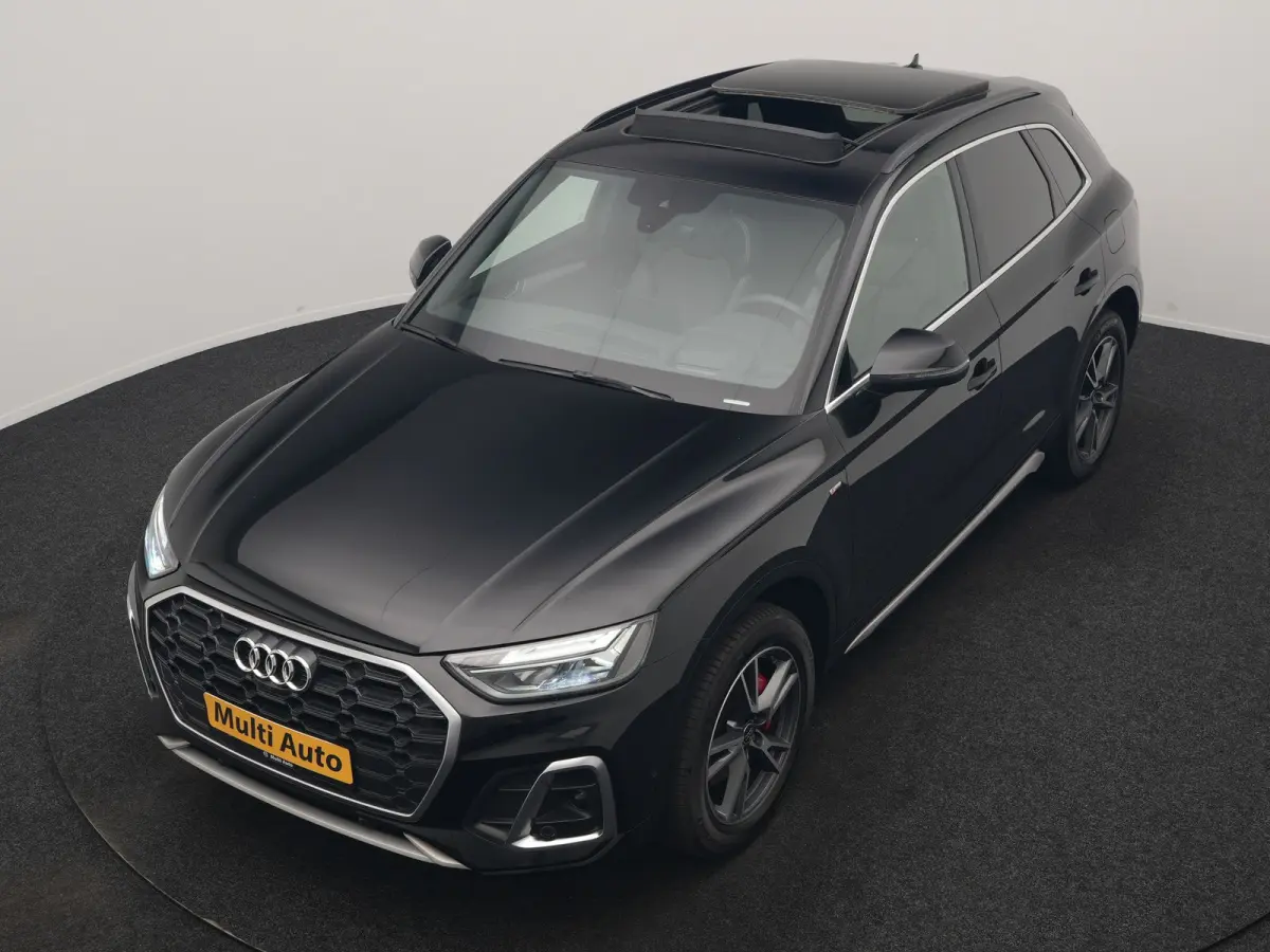 50 TFSI e 2x S Line PHEV 300pk Dealer O.H. | Panodak | 360 Camera | Head Up | Lederen Sportstoelen Verwarmd | Keyless | Apple Carplay | Cruise Control | Virtual Cockpit | Navigatie | DAB | 1