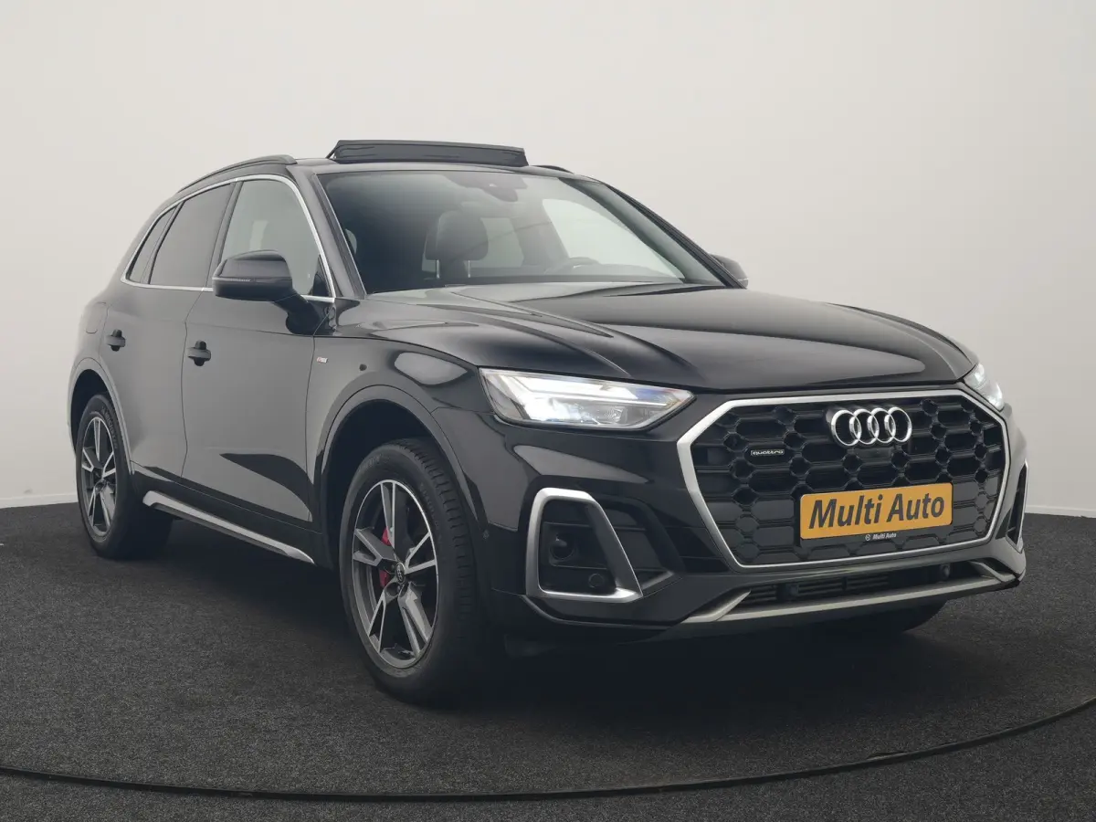50 TFSI e 2x S Line PHEV 300pk Dealer O.H. | Panodak | 360 Camera | Head Up | Lederen Sportstoelen Verwarmd | Keyless | Apple Carplay | Cruise Control | Virtual Cockpit | Navigatie | DAB | 1