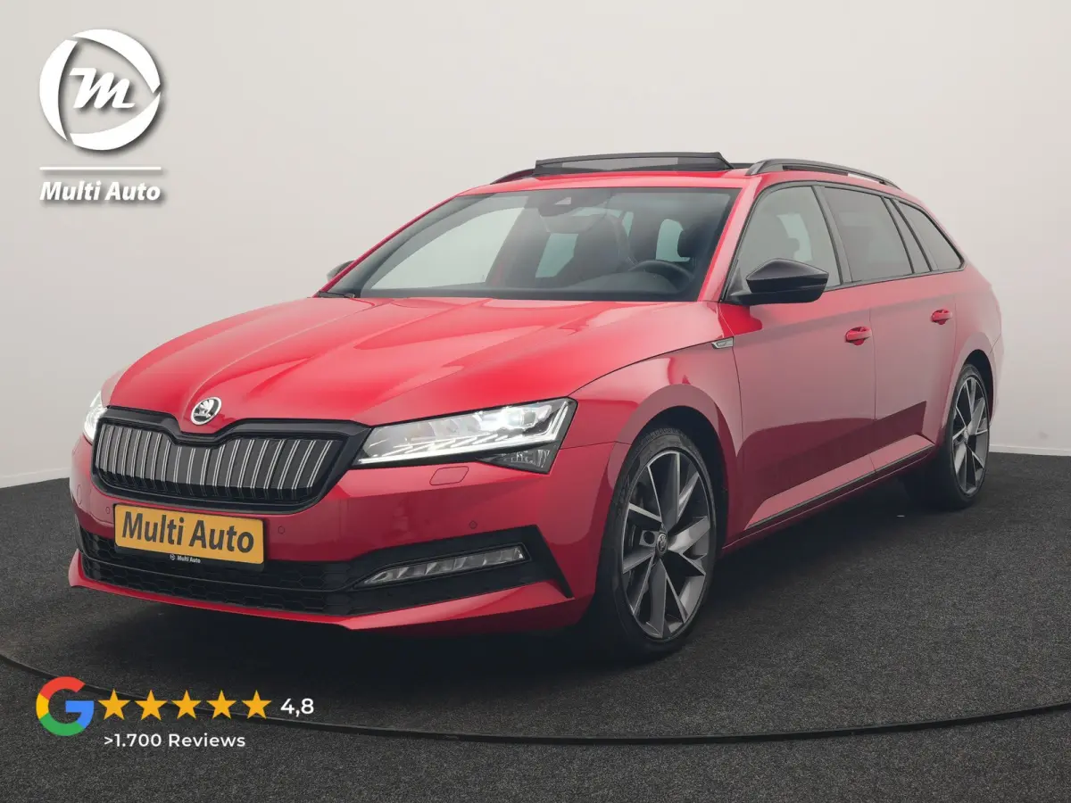 1.4 TSI iV Sportline Business PHEV 218pk Dealer O.H. | Trekhaak Af Fabriek | Panodak | Adaptive Cruise | SOH 89,8% | Camera | Canton Audio | Alcantara Sportstoelen Memory & Verwarmd | Stuur 