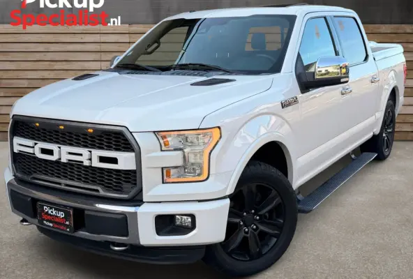 USA 3.5 V6 Ecoboost SuperCrew , PLATINUM , BOMVOLL , 200 LITER TANK , PANO , PARELMOER WIT