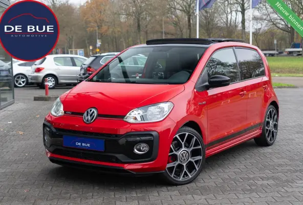 Up! 1.0 TSI GTI|1ste Eig.|5-deurs|Panoramadak|Airco|Stoelverwarming|6BAK|TornadoRood|Dealer Onderhouden