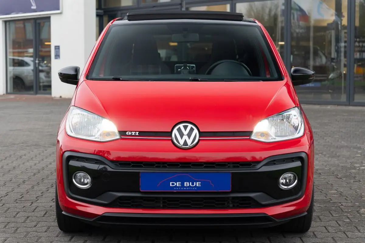 Up! 1.0 TSI GTI|1ste Eig.|5-deurs|Panoramadak|Airco|Stoelverwarming|6BAK|TornadoRood|Dealer Onderhouden