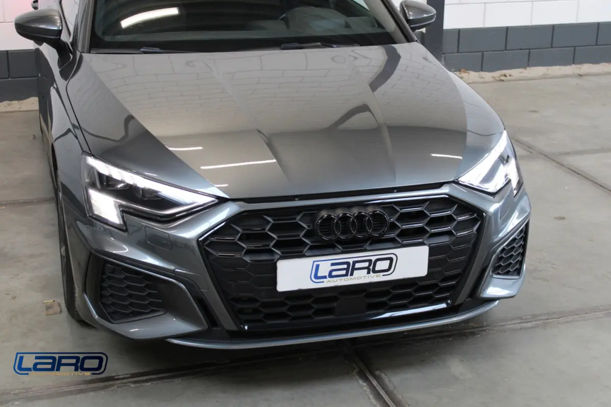 45 TFSI e S-line 245pk | RS-stoelen Elek. B&O HuD Trekhaak Matrix Massage Sfeer Cam CarPlay