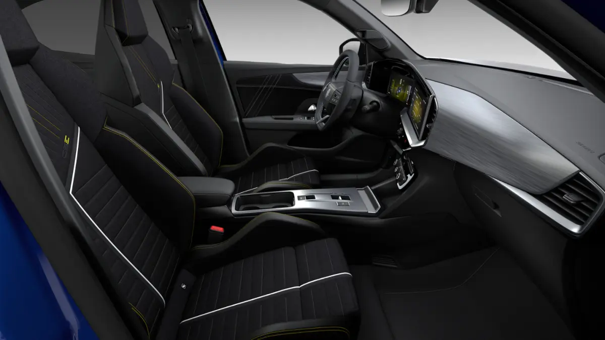 Mokka-e GSE - | Achteruitrijcamera | Achteruitrijcamera | Alcantara bekleding in Jet Black