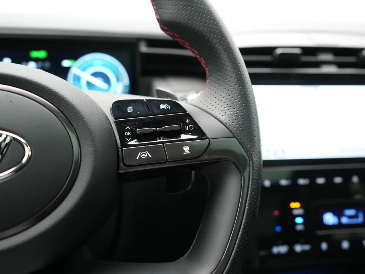 1.6 T-GDI PHEV N Line Sky 4WD 265pk Dealer O.H. | Panodak | Adaptive Cruise | 360 Camera | Krell Audio | Alcantara Sportstoelen Ventilatie & Verwarmd | Keyless | BLIS | Stuur Verwarmd | Appl