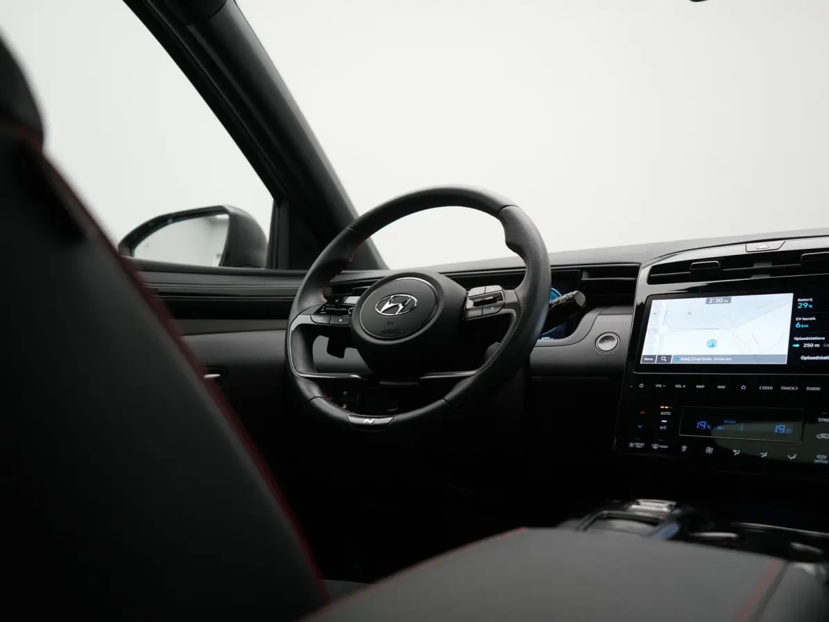 1.6 T-GDI PHEV N Line Sky 4WD 265pk Dealer O.H. | Panodak | Adaptive Cruise | 360 Camera | Krell Audio | Alcantara Sportstoelen Ventilatie & Verwarmd | Keyless | BLIS | Stuur Verwarmd | Appl
