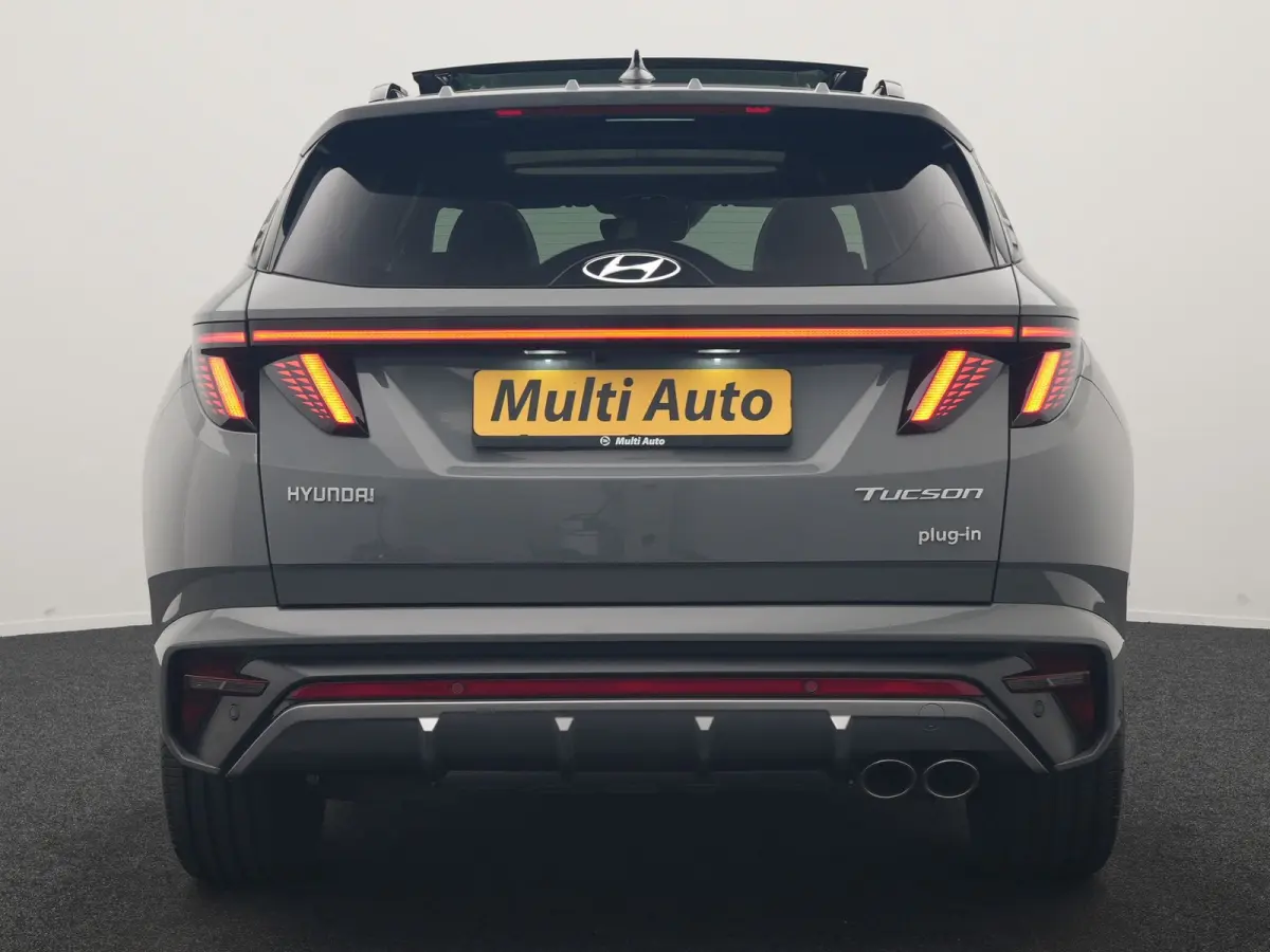 1.6 T-GDI PHEV N Line Sky 4WD 265pk Dealer O.H. | Panodak | Adaptive Cruise | 360 Camera | Krell Audio | Alcantara Sportstoelen Ventilatie & Verwarmd | Keyless | BLIS | Stuur Verwarmd | Appl