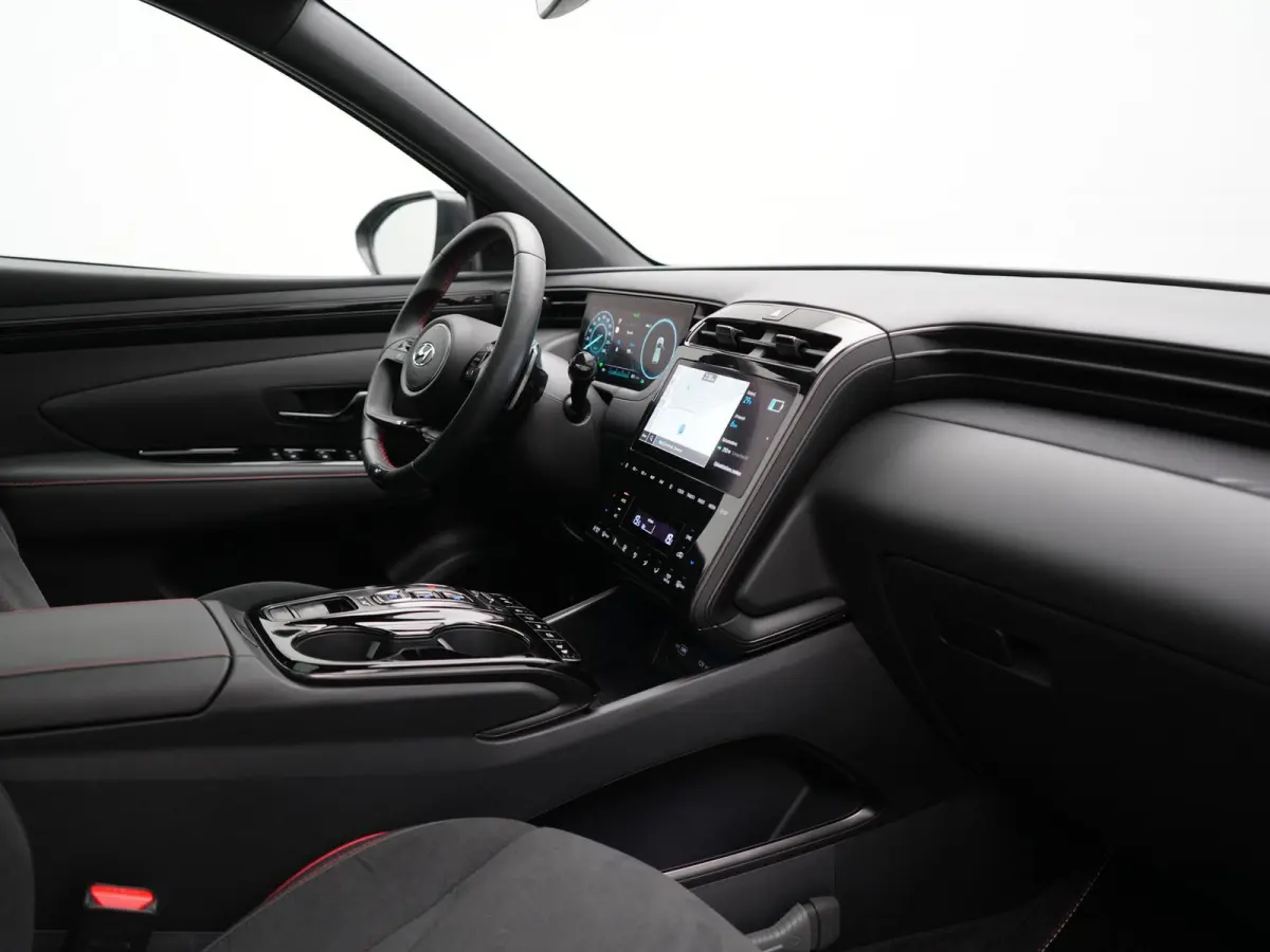 1.6 T-GDI PHEV N Line Sky 4WD 265pk Dealer O.H. | Panodak | Adaptive Cruise | 360 Camera | Krell Audio | Alcantara Sportstoelen Ventilatie & Verwarmd | Keyless | BLIS | Stuur Verwarmd | Appl
