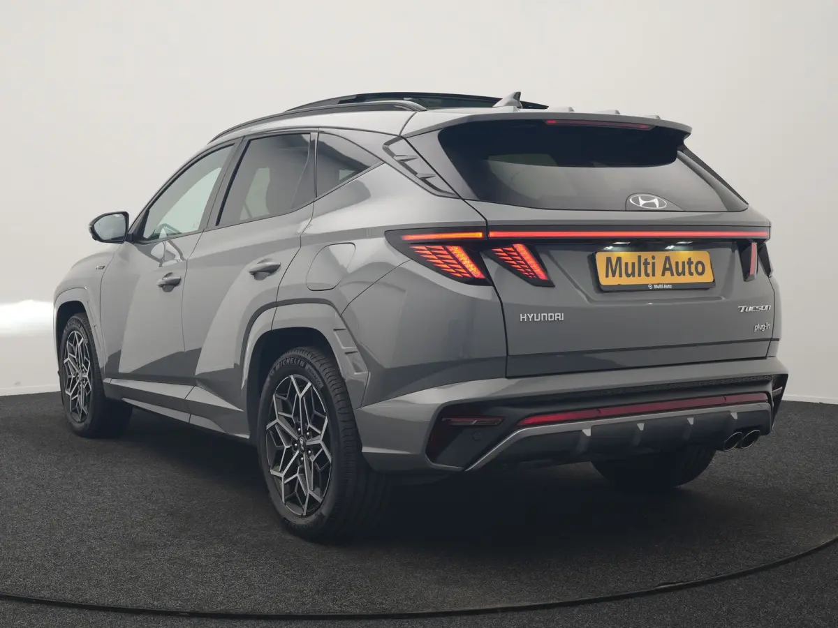 1.6 T-GDI PHEV N Line Sky 4WD 265pk Dealer O.H. | Panodak | Adaptive Cruise | 360 Camera | Krell Audio | Alcantara Sportstoelen Ventilatie & Verwarmd | Keyless | BLIS | Stuur Verwarmd | Appl