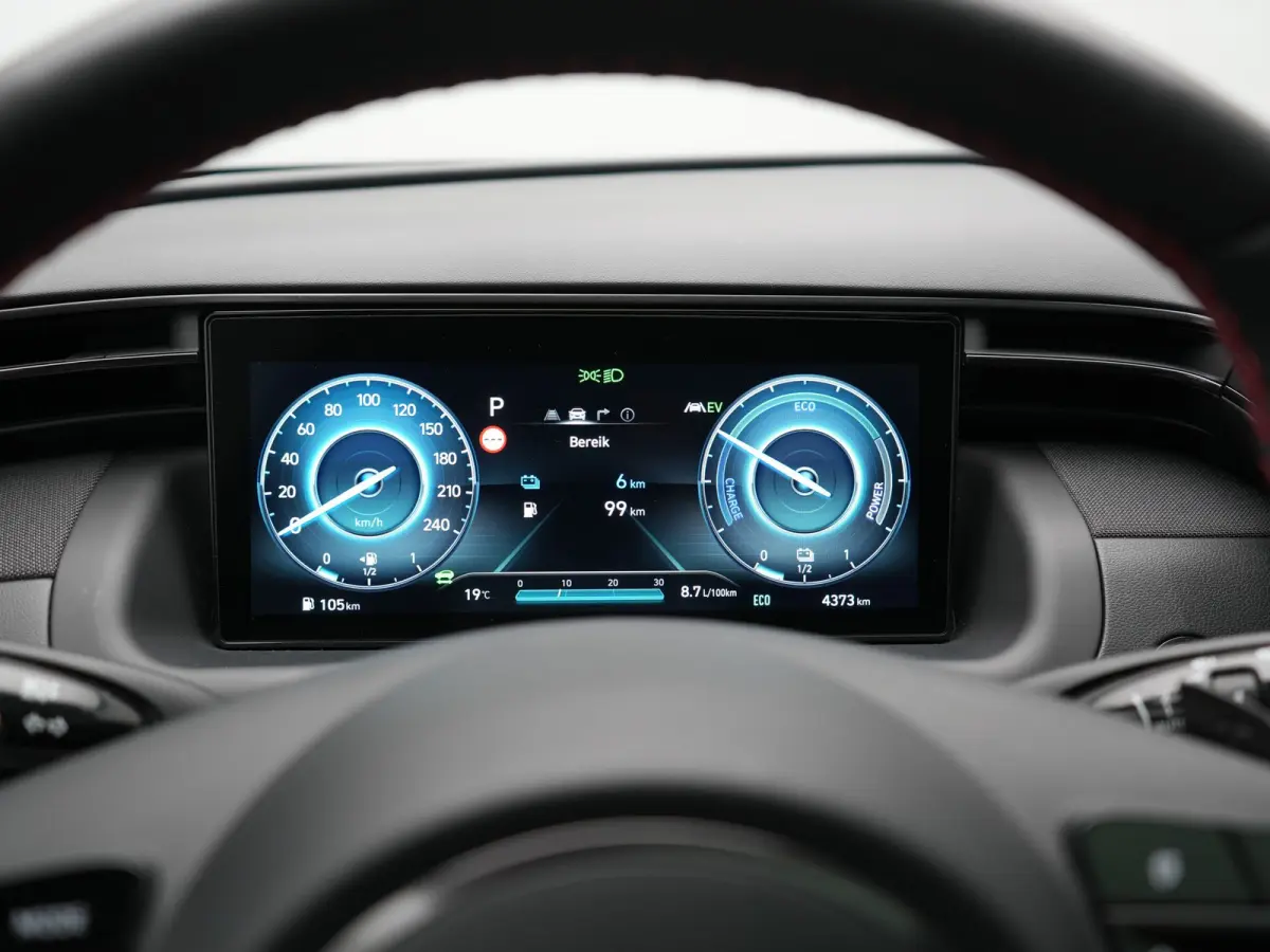 1.6 T-GDI PHEV N Line Sky 4WD 265pk Dealer O.H. | Panodak | Adaptive Cruise | 360 Camera | Krell Audio | Alcantara Sportstoelen Ventilatie & Verwarmd | Keyless | BLIS | Stuur Verwarmd | Appl