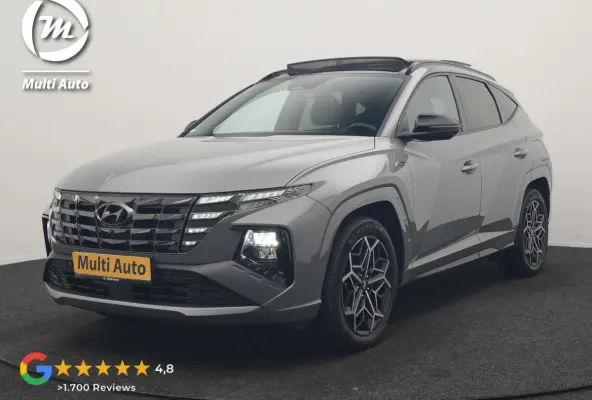 1.6 T-GDI PHEV N Line Sky 4WD 265pk Dealer O.H. | Panodak | Adaptive Cruise | 360 Camera | Krell Audio | Alcantara Sportstoelen Ventilatie & Verwarmd | Keyless | BLIS | Stuur Verwarmd | Appl