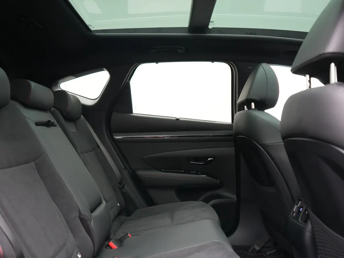 1.6 T-GDI PHEV N Line Sky 4WD 265pk Dealer O.H. | Panodak | Adaptive Cruise | 360 Camera | Krell Audio | Alcantara Sportstoelen Ventilatie & Verwarmd | Keyless | BLIS | Stuur Verwarmd | Appl