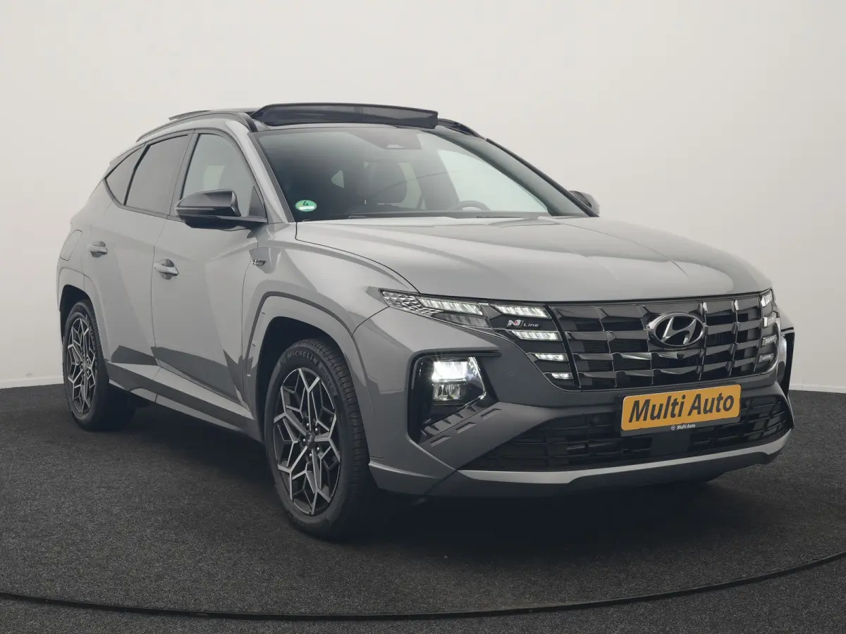 1.6 T-GDI PHEV N Line Sky 4WD 265pk Dealer O.H. | Panodak | Adaptive Cruise | 360 Camera | Krell Audio | Alcantara Sportstoelen Ventilatie & Verwarmd | Keyless | BLIS | Stuur Verwarmd | Appl