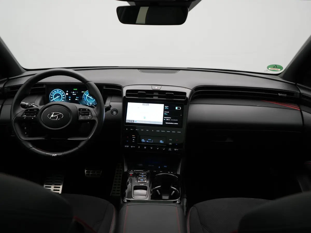 1.6 T-GDI PHEV N Line Sky 4WD 265pk Dealer O.H. | Panodak | Adaptive Cruise | 360 Camera | Krell Audio | Alcantara Sportstoelen Ventilatie & Verwarmd | Keyless | BLIS | Stuur Verwarmd | Appl