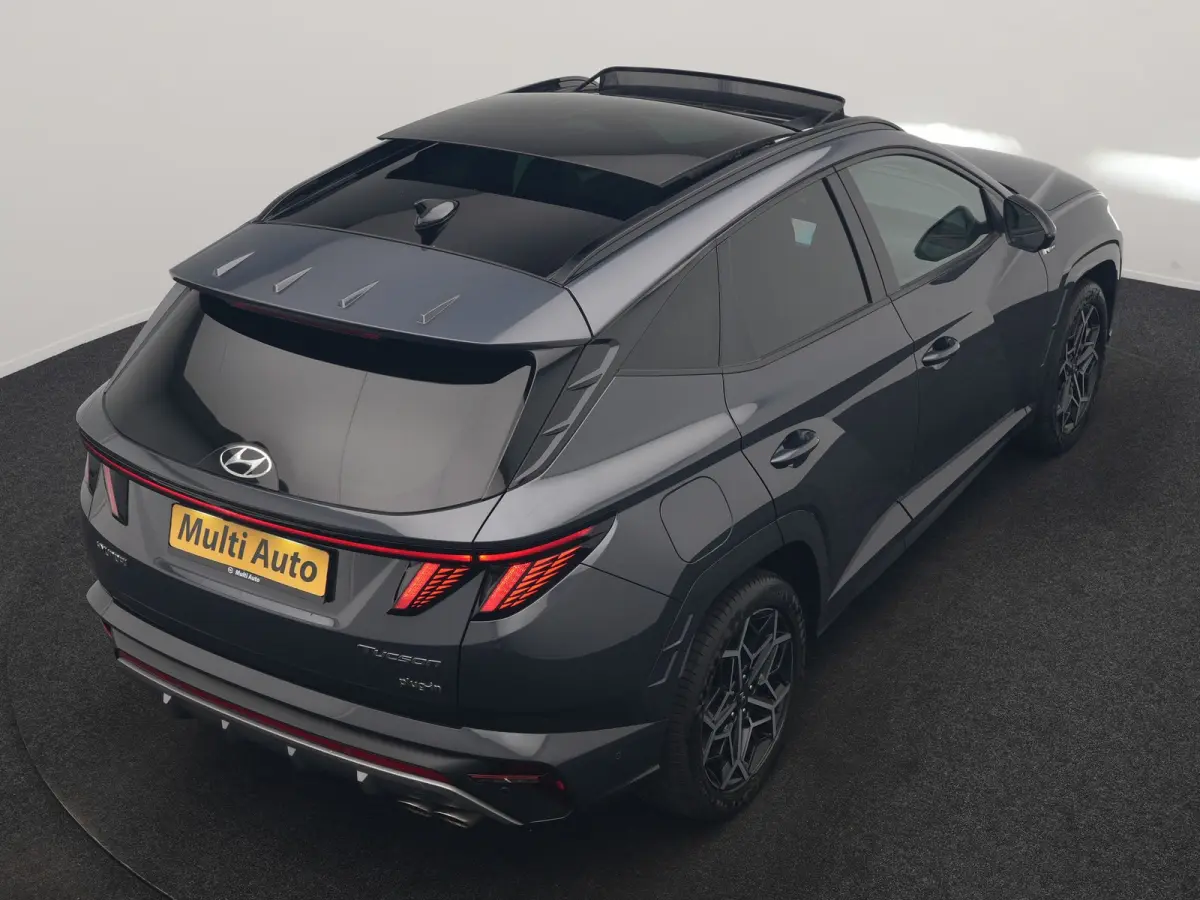 1.6 T-GDI PHEV N Line Sky 4WD 265pk Dealer O.H. | Panodak | Adaptive Cruise | 360 Camera | Krell Audio | Alcantara Sportstoelen Memory & Ventilatie | Stoelen & Stuur Verwarmd | Blis | Keyles