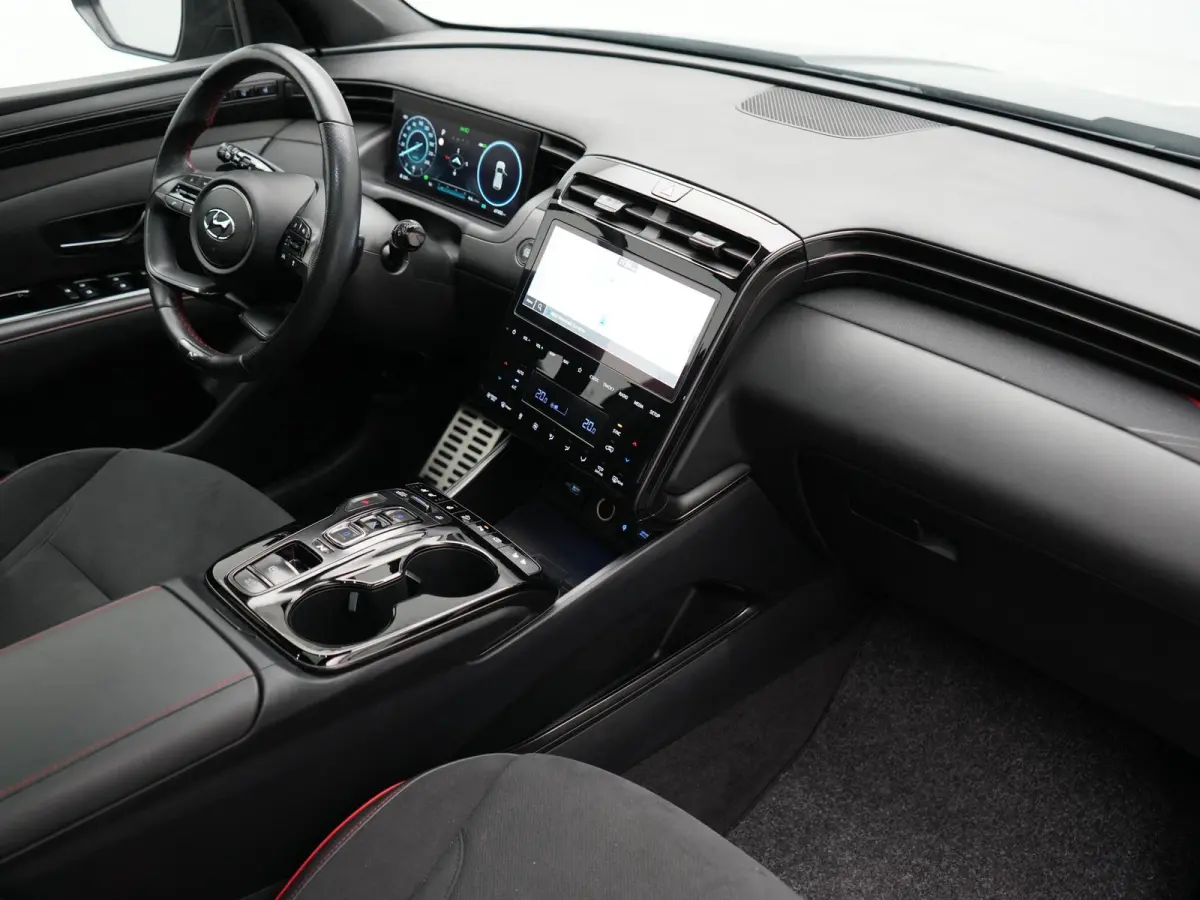 1.6 T-GDI PHEV N Line Sky 4WD 265pk Dealer O.H. | Panodak | Adaptive Cruise | 360 Camera | Krell Audio | Alcantara Sportstoelen Memory & Ventilatie | Stoelen & Stuur Verwarmd | Blis | Keyles