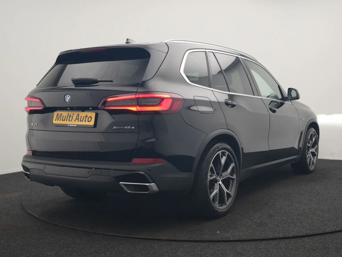 xDrive45e High Executive PHEV 395pk Dealer O.H. | Active Steering | Trekhaak Af Fabriek | Panodak | Luchtvering | Head Up | Adaptive Cruise | 360 Camera | Laser LED | Nappa Lederen Comfortst