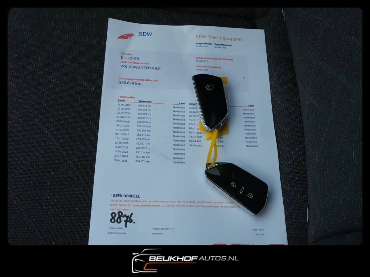 2.0 TDI Golf Camera Carplay Navi Virtual Pdc