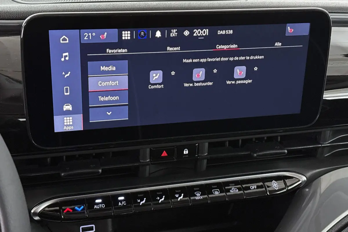 3+1 Icon 42 kWh Stoelverwarming Camera Apple CarPlay Dodehoek