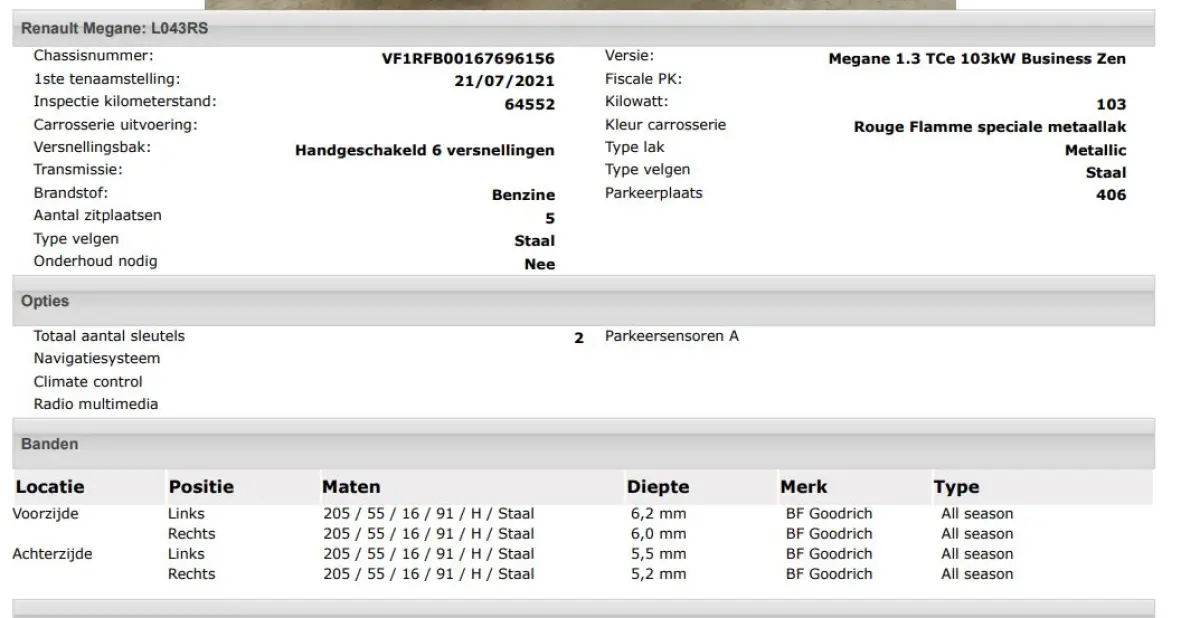 1.3 TCe 141PK 5Drs. Business Zen / Airco-ecc./ Navigatie / Radio multimedia / Cruisecontrol / Apk 07-2027