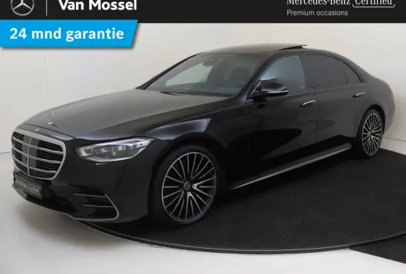580 4MATIC Lang AMG Line Panoramadak/ 21 inch/ Burmester 4D/ Standkachel/ Rear Executive/ Achterasbesturing