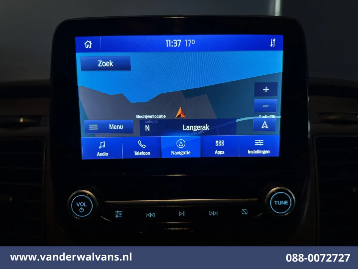 2.0 TDCI 131pk Bakwagen Laadklep Zijdeur Euro6 1001kg Laadvermogen Airco | Camera | Navigatie | Apple Carplay Android Auto, Cruisecontrol, Stoelverwarming