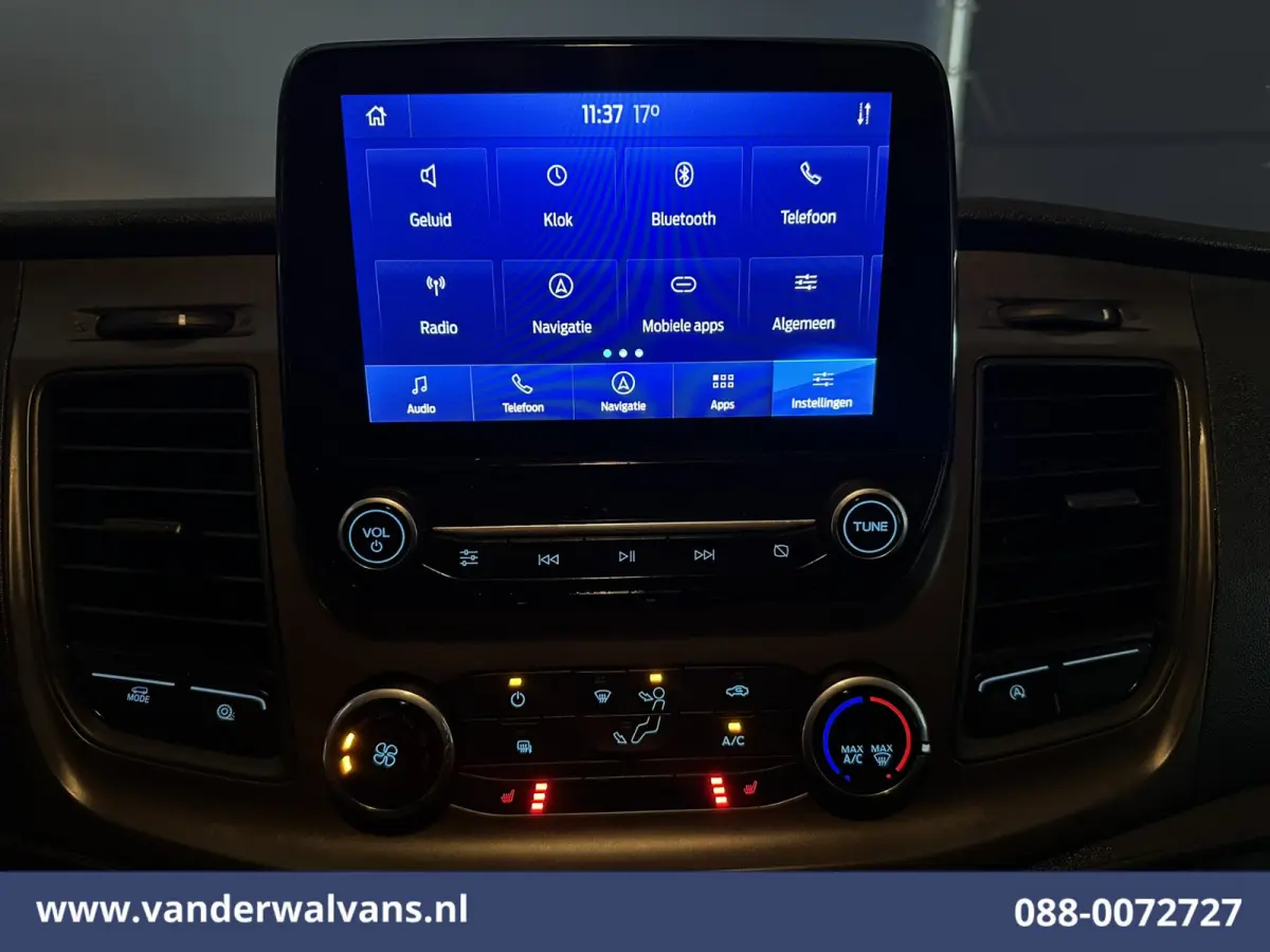2.0 TDCI 131pk Bakwagen Laadklep Zijdeur Euro6 1001kg Laadvermogen Airco | Camera | Navigatie | Apple Carplay Android Auto, Cruisecontrol, Stoelverwarming