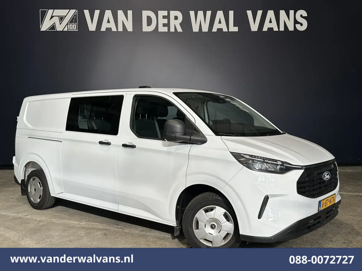 2.0 TDCI 136pk L2H1 Dubbele Cabine Euro6 Airco | 6-Zits | Camera | Apple Carplay | Cruisecontrol | LED Android Auto, Parkeersensoren, Verwarmde voorruit, Bijrijdersbank, 2800kg trekvermogen