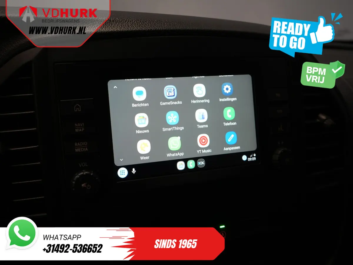 114 CDI Aut. DC Dubbel Cabine Buffl Leder/ 2x Schuifdeur/ Carplay/ Navi/ Spoiler/ Frontlip/ Sidebars/ 18”LMV/ Cruise/ Airco