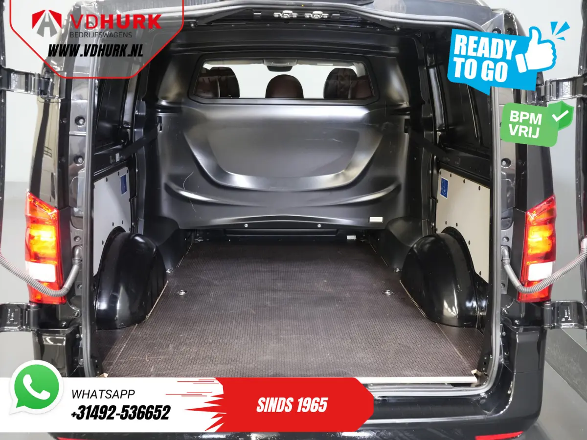 114 CDI Aut. DC Dubbel Cabine Buffl Leder/ 2x Schuifdeur/ Carplay/ Navi/ Spoiler/ Frontlip/ Sidebars/ 18”LMV/ Cruise/ Airco