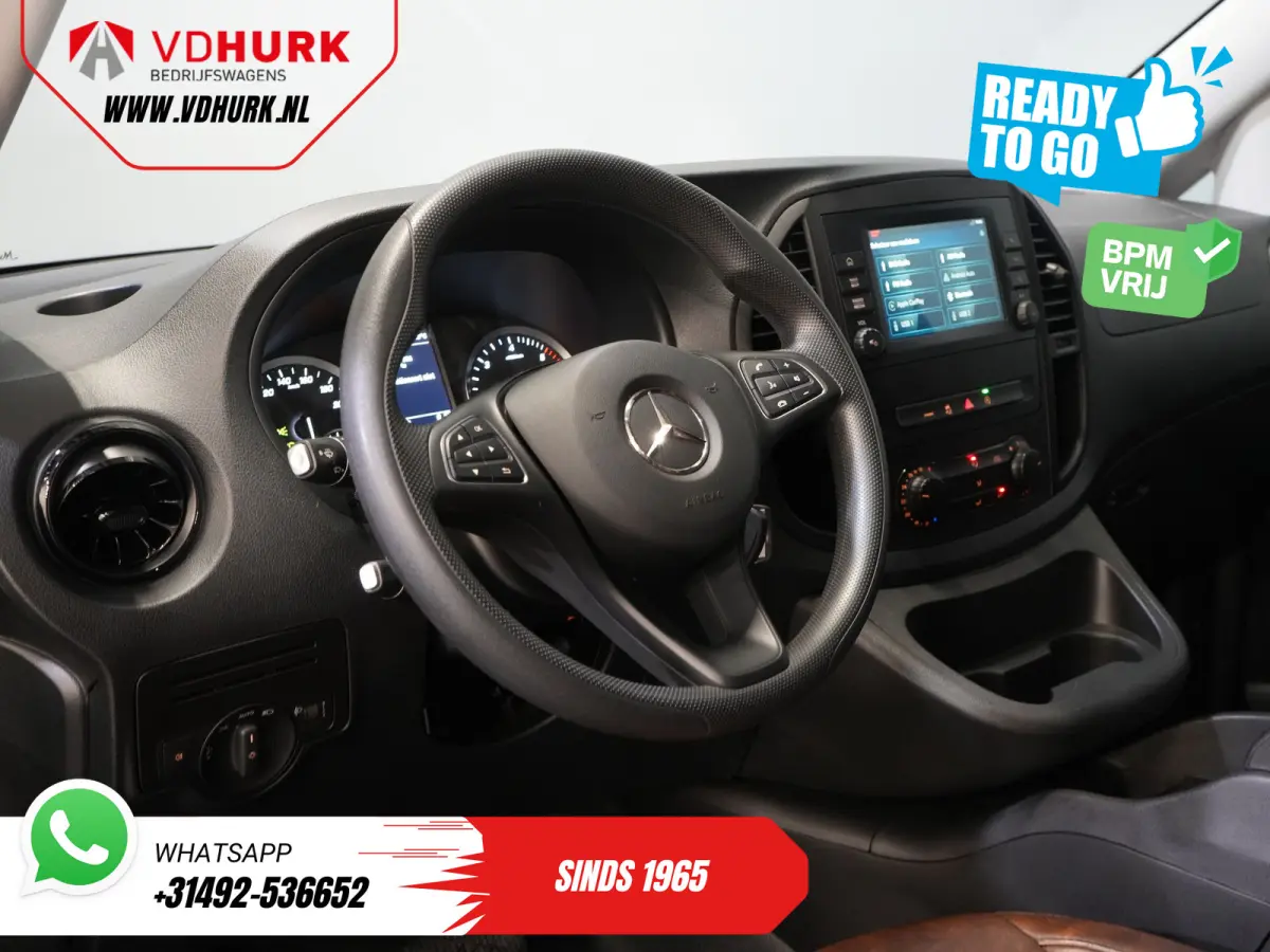 114 CDI Aut. DC Dubbel Cabine Buffl Leder/ 2x Schuifdeur/ Carplay/ Navi/ Spoiler/ Frontlip/ Sidebars/ 18”LMV/ Cruise/ Airco
