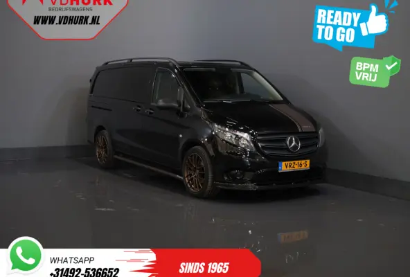 114 CDI Aut. DC Dubbel Cabine Buffl Leder/ 2x Schuifdeur/ Carplay/ Navi/ Spoiler/ Frontlip/ Sidebars/ 18”LMV/ Cruise/ Airco