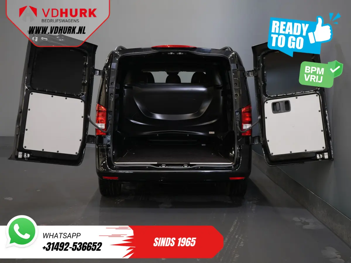 114 CDI Aut. DC Dubbel Cabine Buffl Leder/ 2x Schuifdeur/ Carplay/ Navi/ Spoiler/ Frontlip/ Sidebars/ 18”LMV/ Cruise/ Airco