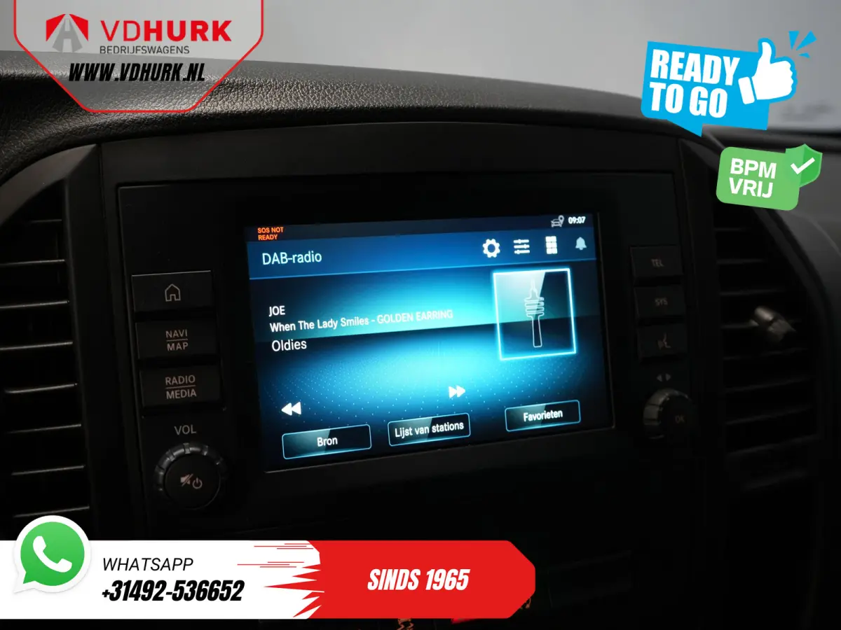 114 CDI Aut. DC Dubbel Cabine Buffl Leder/ 2x Schuifdeur/ Carplay/ Navi/ Spoiler/ Frontlip/ Sidebars/ 18”LMV/ Cruise/ Airco