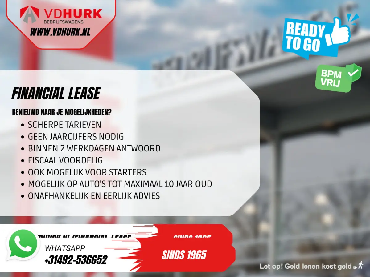 114 CDI Aut. DC Dubbel Cabine Buffl Leder/ 2x Schuifdeur/ Carplay/ Navi/ Spoiler/ Frontlip/ Sidebars/ 18”LMV/ Cruise/ Airco