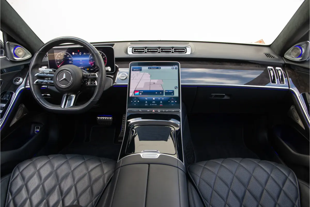 450 Lang AMG Chauffeurspakket, Achterasbesturing, Leder Exclusief, Massage, Burmester, Head-up