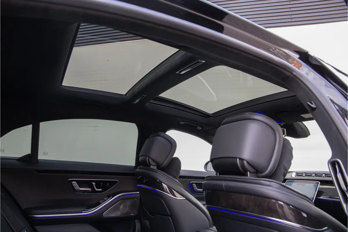 450 Lang AMG Chauffeurspakket, Achterasbesturing, Leder Exclusief, Massage, Burmester, Head-up