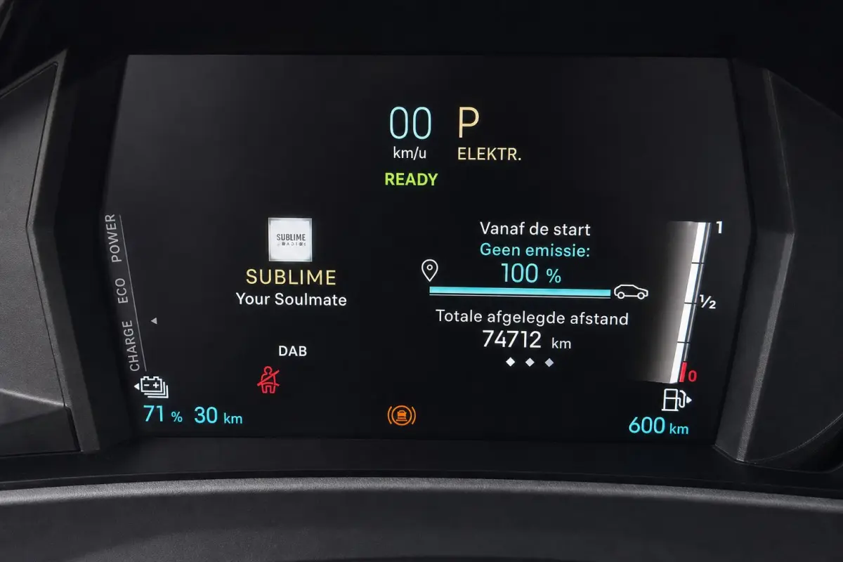 E-Tense Trocadero | Camera | Trekhaak | Navigatie | Elektrische kofferklep