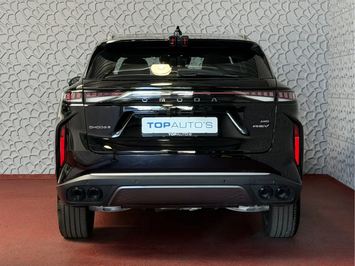 OMODA 9 PREMIUM AWD 538PK MASSAGE STOEL.VERW/KOELING | 145 KM / TOTAAL MET BENZINE 1000KM ELEKTRISCH | 538 PK | 4WD 4X4