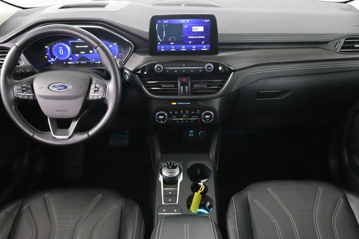 2.5 PHEV Vignale | Dealer Onderhouden! | Trekhaak | Open Dak | 360 Camera | Leder | HUD | Clima | B&O | Cruise Adaptive | Winterpack | Memory
