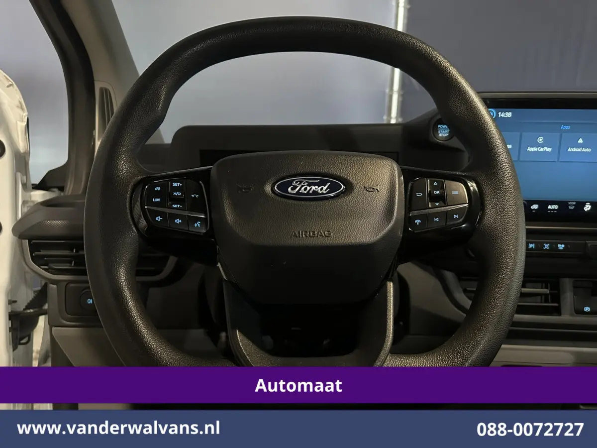2.0 TDCI 136pk Automaat L1H1 Euro6 Airco | Camera | Apple Carplay | LED | Cruisecontrol | 2470kg Trekhaak Android Auto, Verwarmde voorruit, Parkeersensoren, Bijrijdersbank