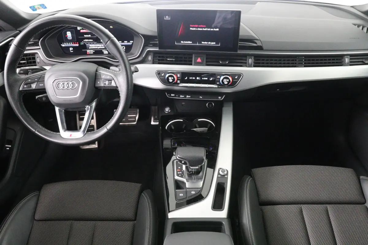 40 TFSI S edition | S-Line | Adaptive Cruise | Trekhaak Wegkl. | Stoelverwarming | Keyless | Camera | Elektr Achterklep | S-Line